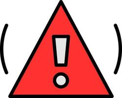 Warning Vector Icon Design