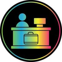 Check-in Vector Icon Design