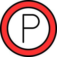 Parking Vector Icon Design