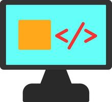 diseño de icono de vector de software