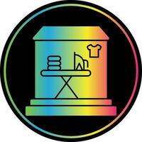 Laundry shop Vector Icon Design