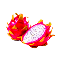 Fruta pitaya comida durazno, continuar fruta, natural alimentos, alimento, naranja png generativo ai