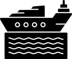 diseño de icono de vector de barco