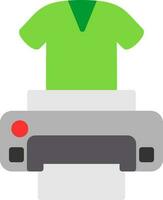 Dtg printer Vector Icon Design