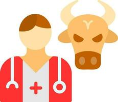 Veterinarian Vector Icon Design