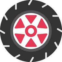 Wheels Vector Icon Design