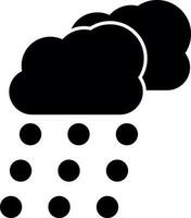 Snowing Vector Icon Design