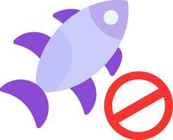 No fishing Vector Icon Design