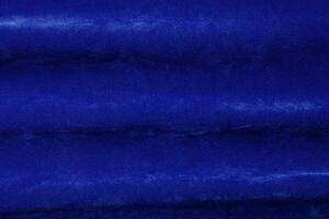 blue velvet fabric texture used as background. blue fabric background of soft and smooth textile material. There is space for text. photo