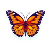 Monarch butterfly png generative ai