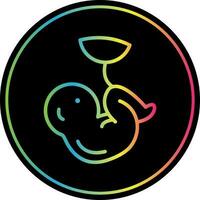 Fetus Vector Icon Design