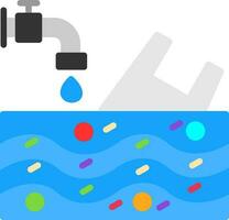 Water pollution Vector Icon Design