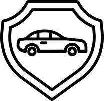 Car insurance Vector Icon Design