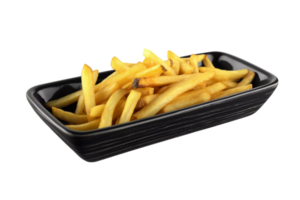 Crispy and Golden Potato Fried Chips, a Delightful Snack Image for Advertisement. png