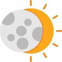 Eclipse Vector Icon Design