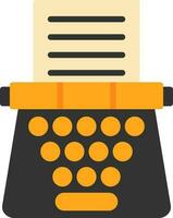 Typewriter Vector Icon Design
