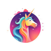 Unicorn No Background Image. Apply to any context. Perfect for Merchandise design. Print On Demand Design. png