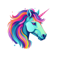 AI Generated Unicorn No Background Image. Apply to any context. Perfect for Merchandise Design. png