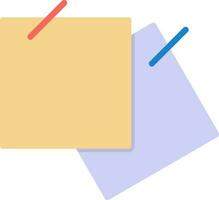 Sticky notes Vector Icon Design