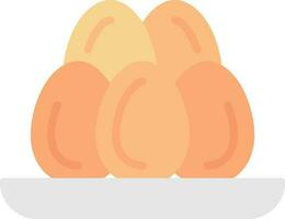 diseño de icono de vector de huevos