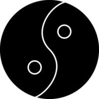Yin yang Vector Icon Design