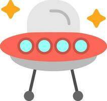 Alien ship Vector Icon Design