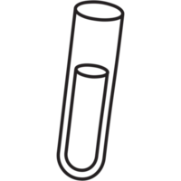 retour à école icône griffonnage style. éducation main tiré objets et symboles avec mince doubler. png