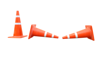 orange traffic cone  PNG transparent