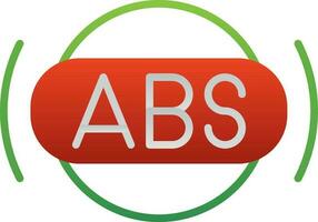 diseño de icono de vector abs