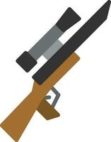 diseño de icono de vector de rifle