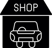 Car shop Vector Icon Design