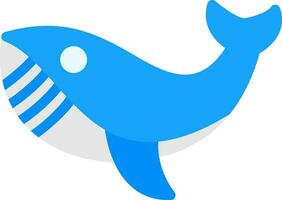 Whale Vector Icon Design