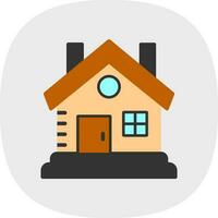 Cabin Vector Icon Design