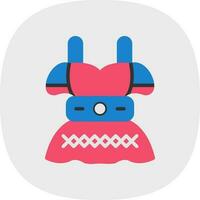 Dirndl Vector Icon Design