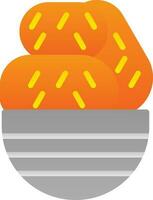 Croquette Vector Icon Design