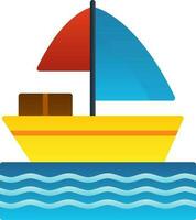 Boat Vector Icon Design