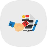 Contract Vector Icon Design