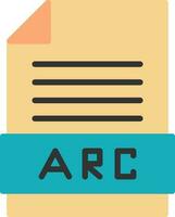 Arc Vector Icon Design