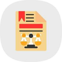 Legal document Vector Icon Design