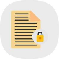 Secure data Vector Icon Design