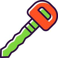 Car key Vector Icon Design