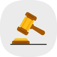 Gavel Vector Icon Design