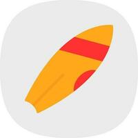 Surfboard Vector Icon Design