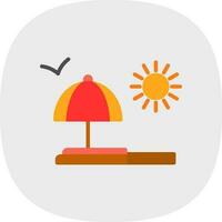 Beach Vector Icon Design