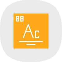 Actinium Vector Icon Design