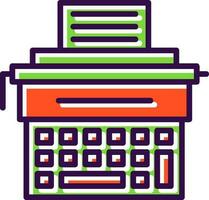 Typewriter Vector Icon Design