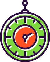 Old watch Vector Icon Design