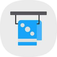 Towel Vector Icon Design