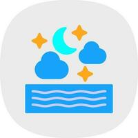 Night Vector Icon Design