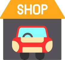 Car shop Vector Icon Design